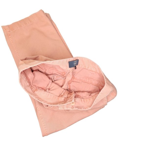 J.Crew Women's Sunday slim‎ Chino Peach Size 4 - Picture 7 of 8
